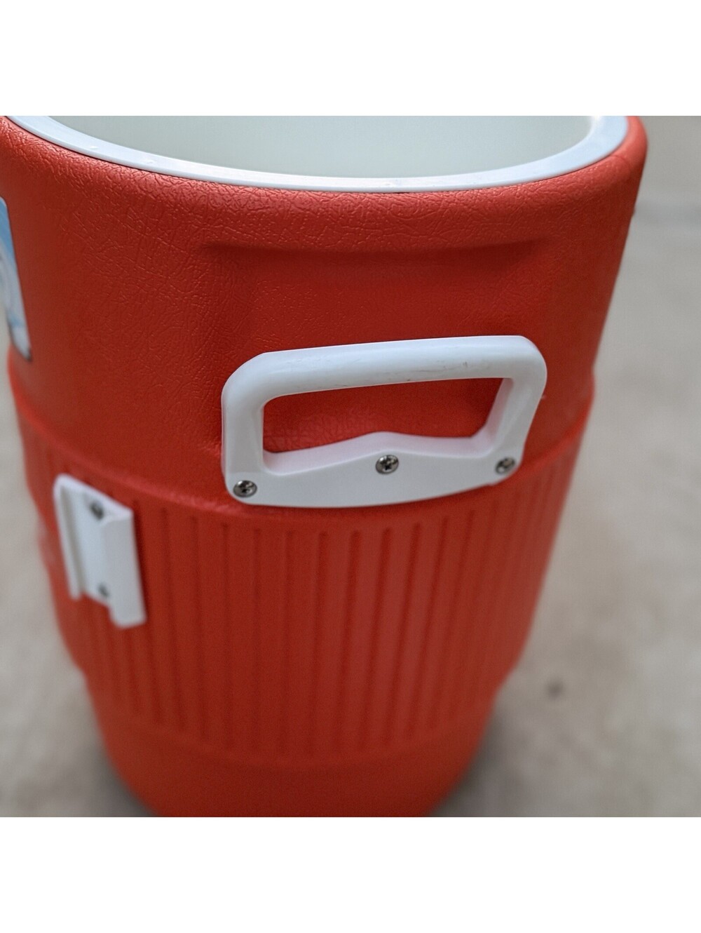 Igloo 5 Gallon Beverage Cooler Water Jug Dispenser Orange w/ Lid Insulated - Picture 13 of 13